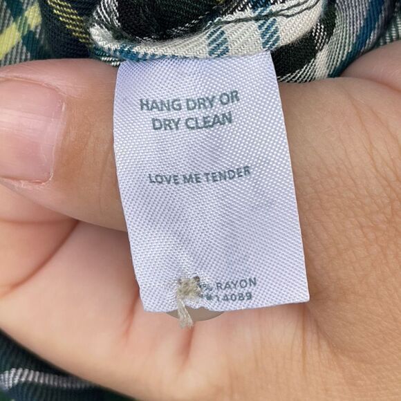 Marine Layer The Dahlia plaid button down dress small - Picture 13 of 17